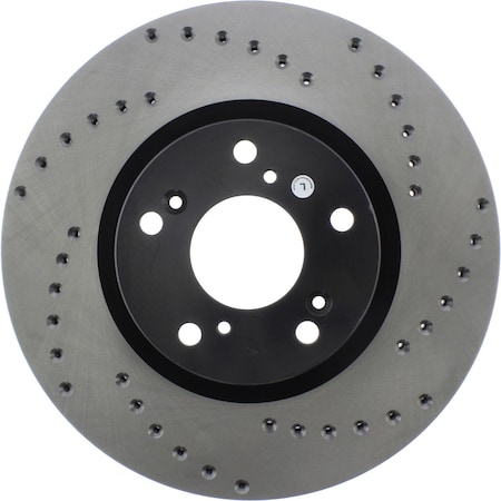 Centric Parts SPORT CROSS DRILLED BRAKE ROTOR 128.40057L